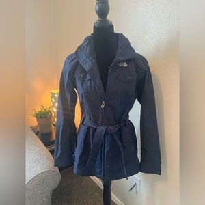 The NorthFace Navy Rain Coat